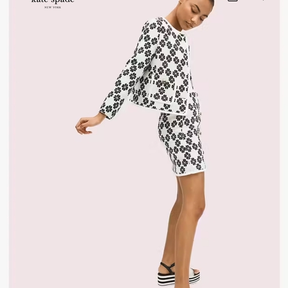 Kate Spade Spade Tweed Jacket, Sz 2 - Picture 5 of 9